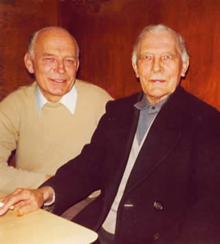 Heinrich Schaper und Ludwig Schaperr; Foto: Hermann Harz, Düsseldorf