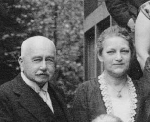Alexander Eckhardt mit seiner Frau Grete 
