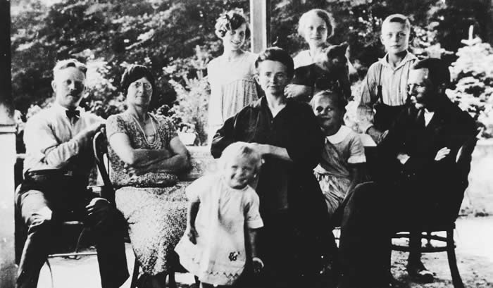 Familien Heinrich Schaper und Ludwig Schaper im Langen Grund, zwischen 1920 und 1930
