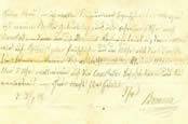 Brief von Traugott Bromme (1802-1866) an Marie Stein